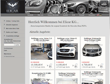 Tablet Screenshot of elicar.de